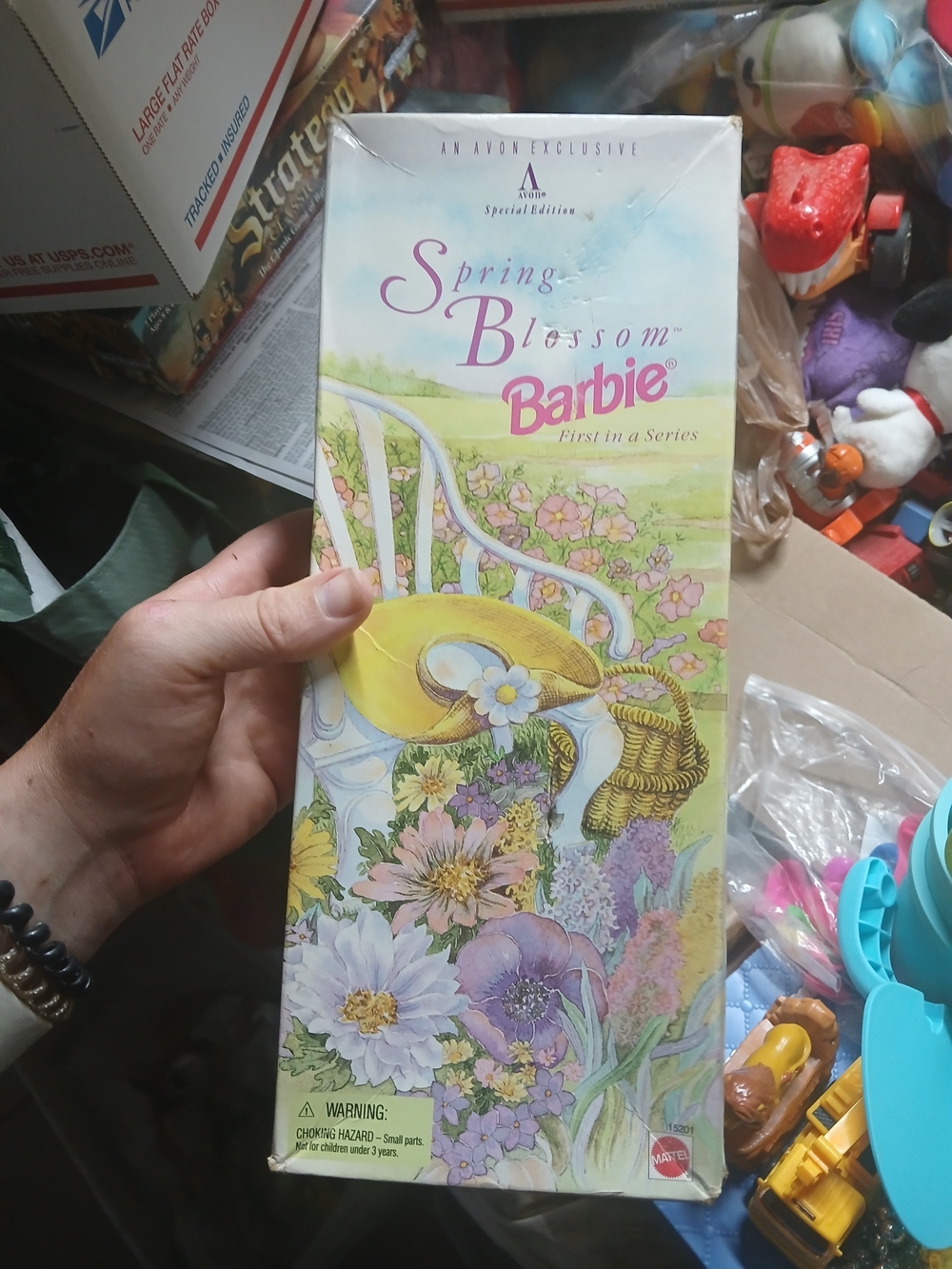 the 1995 Special Edition Spring Blossom Barbie, an Avon Exclusive and the first